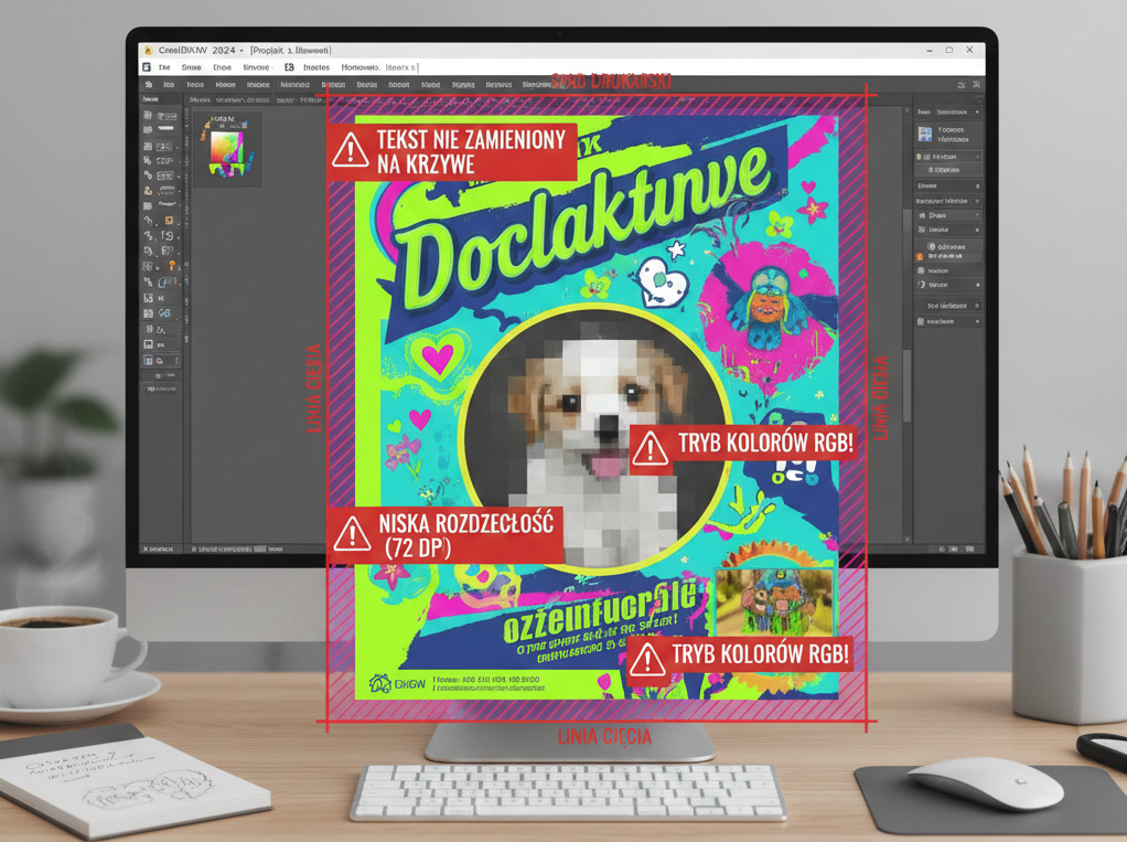 CorelDRAW dla początkujących: 5 błędów w druku | Akademia Komputerowa